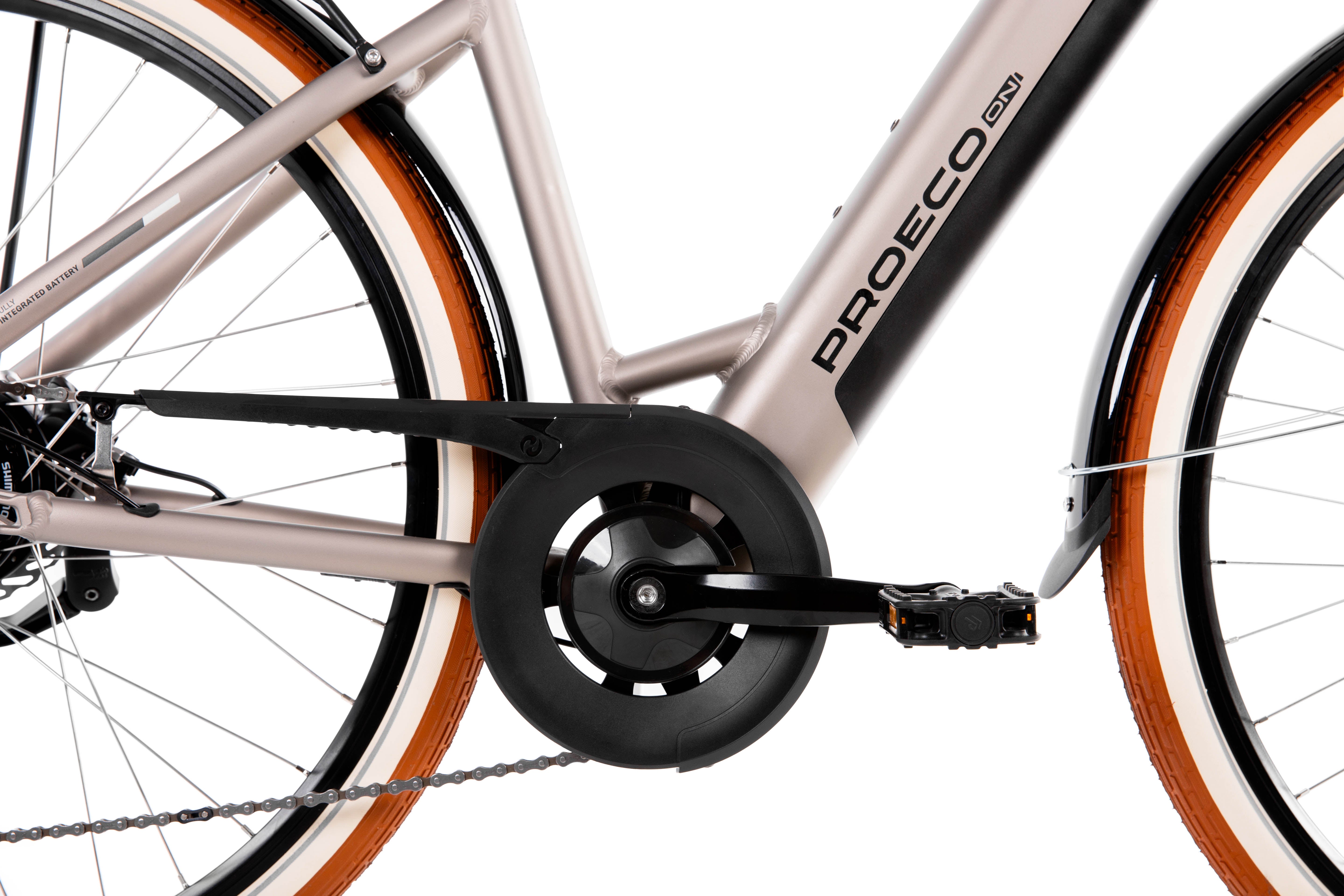 Bicicleta eléctrica PROECO WAVE AN 1.0 504WH + cesta