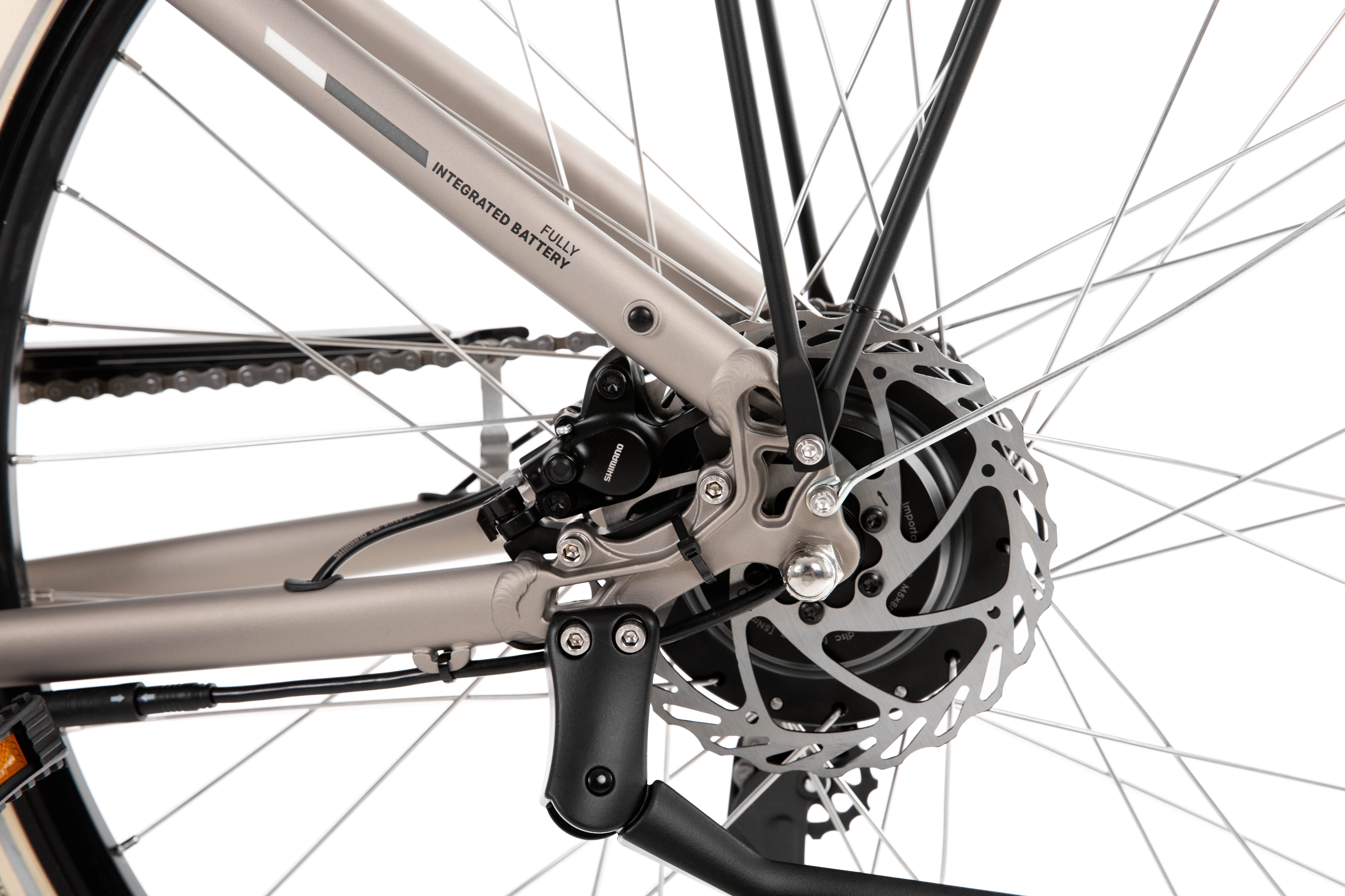 Bicicleta eléctrica PROECO WAVE AN 1.0 504WH + cesta