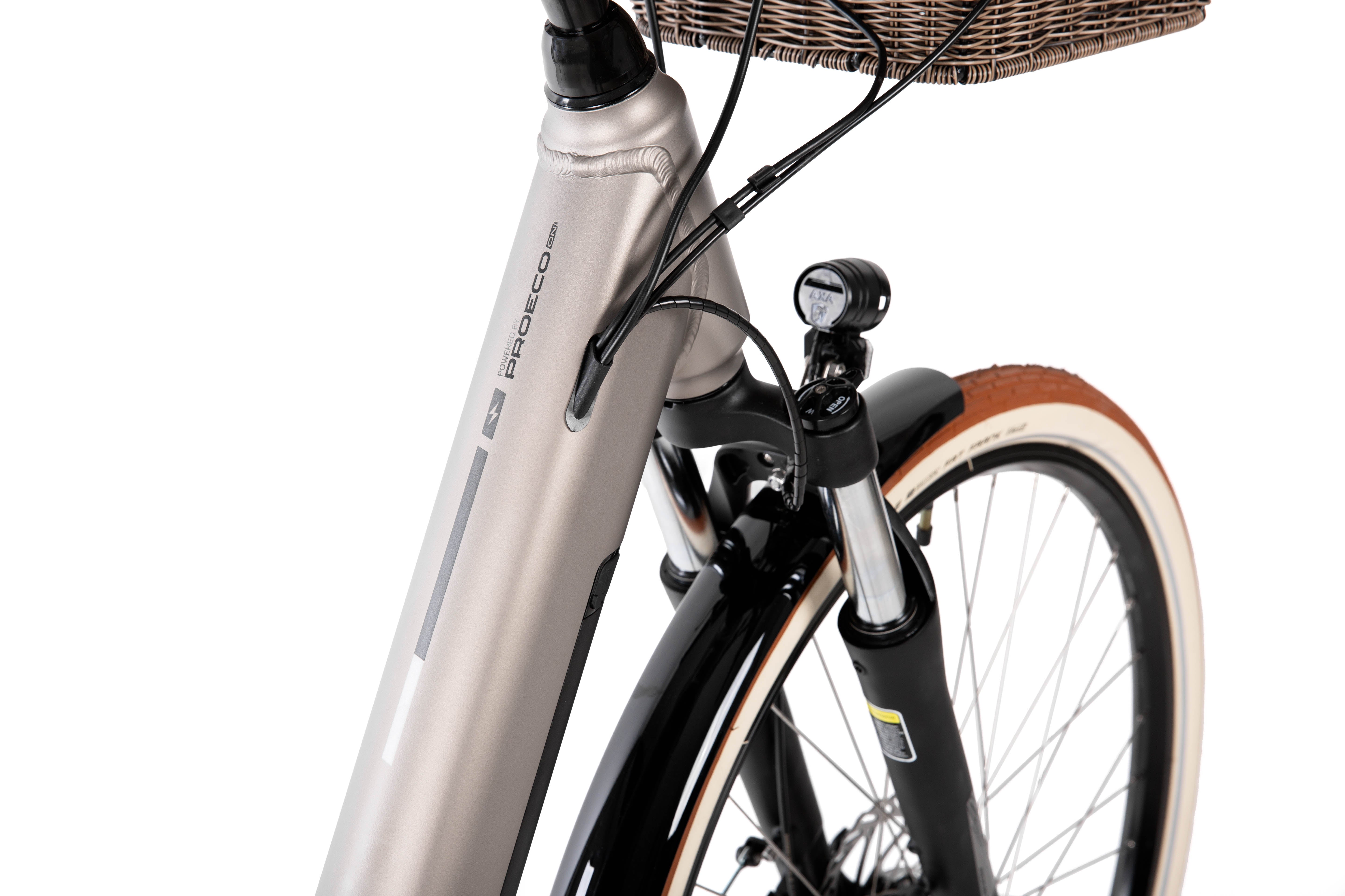 Bicicleta eléctrica PROECO WAVE AN 1.0 504WH + cesta