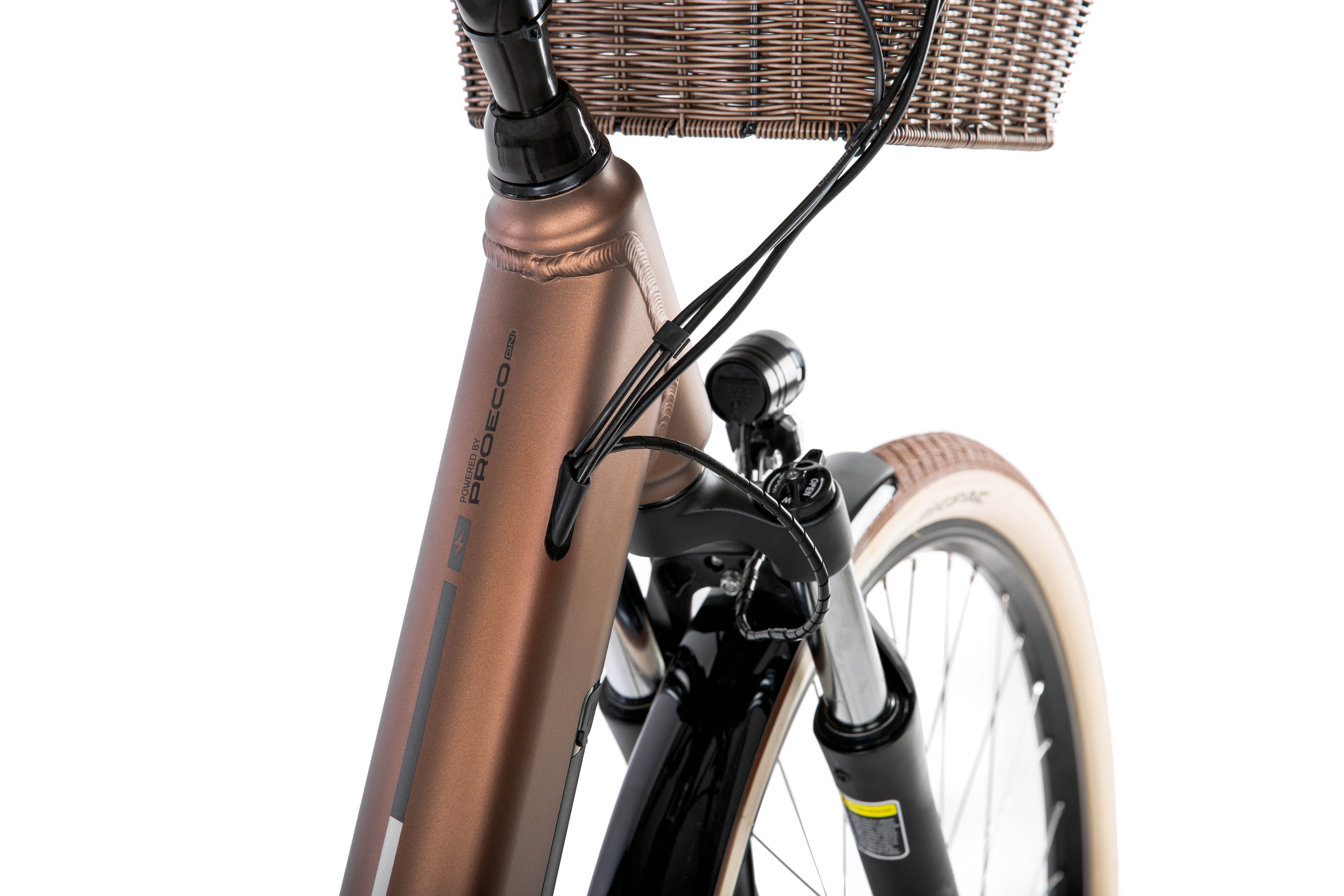 Bicicleta eléctrica PROECO WAVE AN 1.0 504WH + cesta